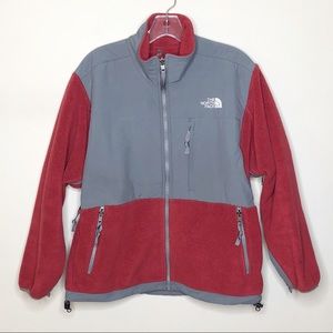 The North Face Denali Zip Up Jacket Red Fleece Women’s Size Medium